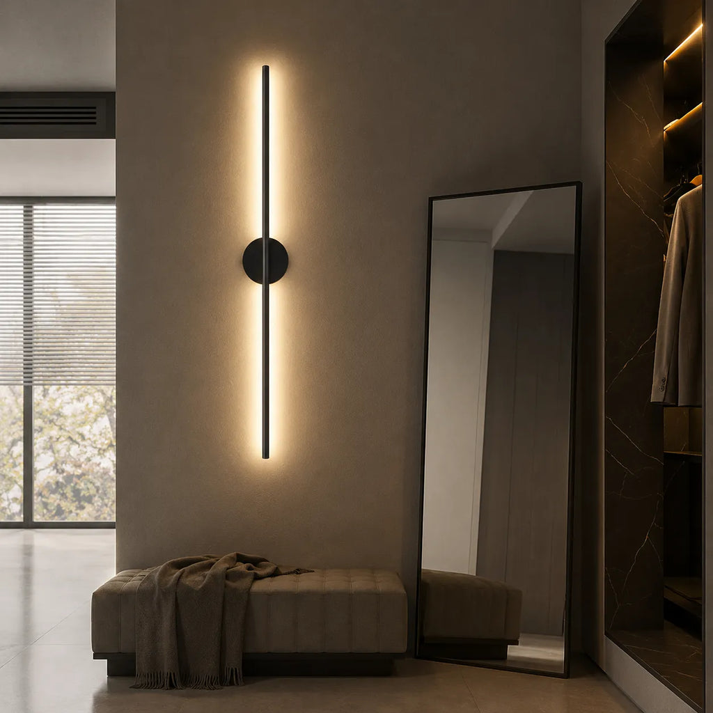 Minimalistische Aluminium-LED-Wandleuchte „Ayla“