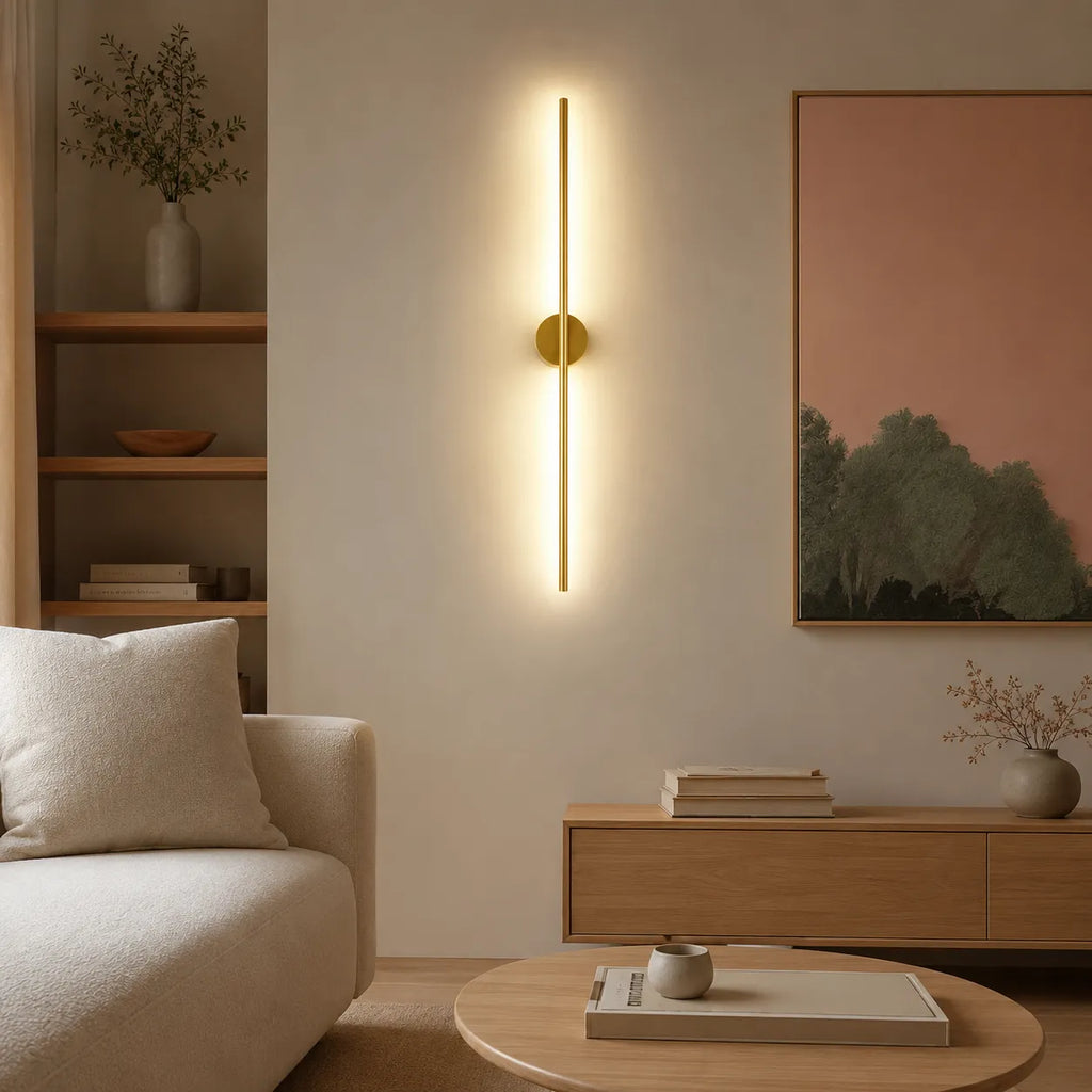 Minimalistische Aluminium-LED-Wandleuchte „Ayla“
