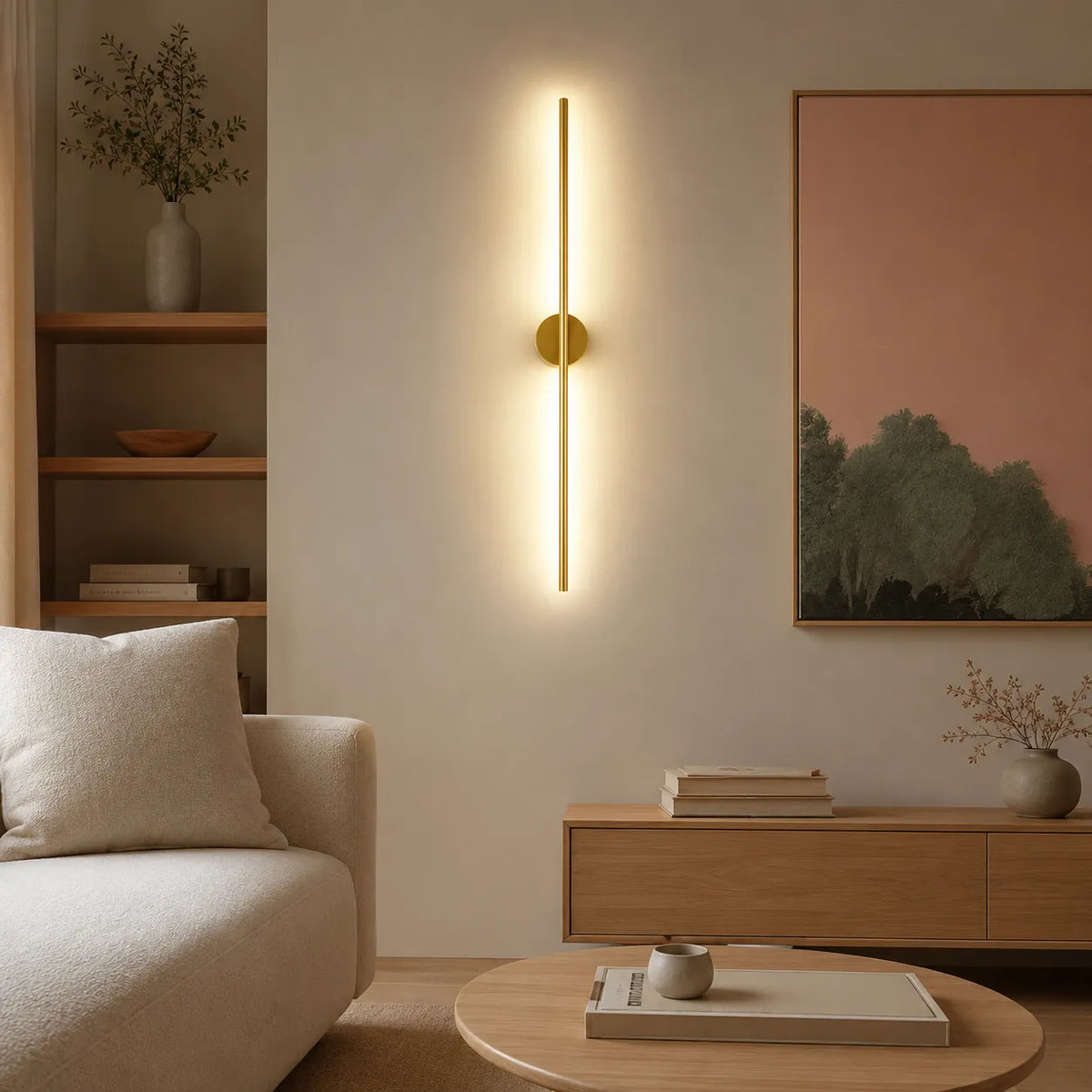 Minimalistische Aluminium-LED-Wandleuchte „Ayla“