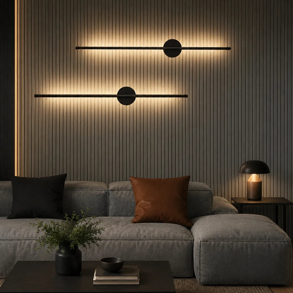 Minimalistische Aluminium-LED-Wandleuchte „Ayla“
