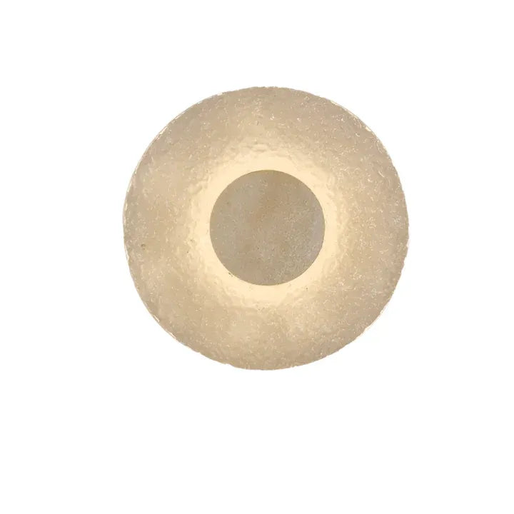 Wall Light with Travertine Base and Acrylic Diffuser LED Modern Sconce