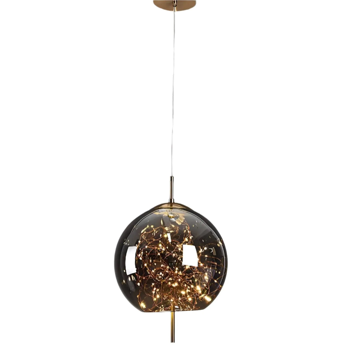 Pendant Light with Sculptural Glass Forms and Adjustable Suspension for Contemporary Dining
