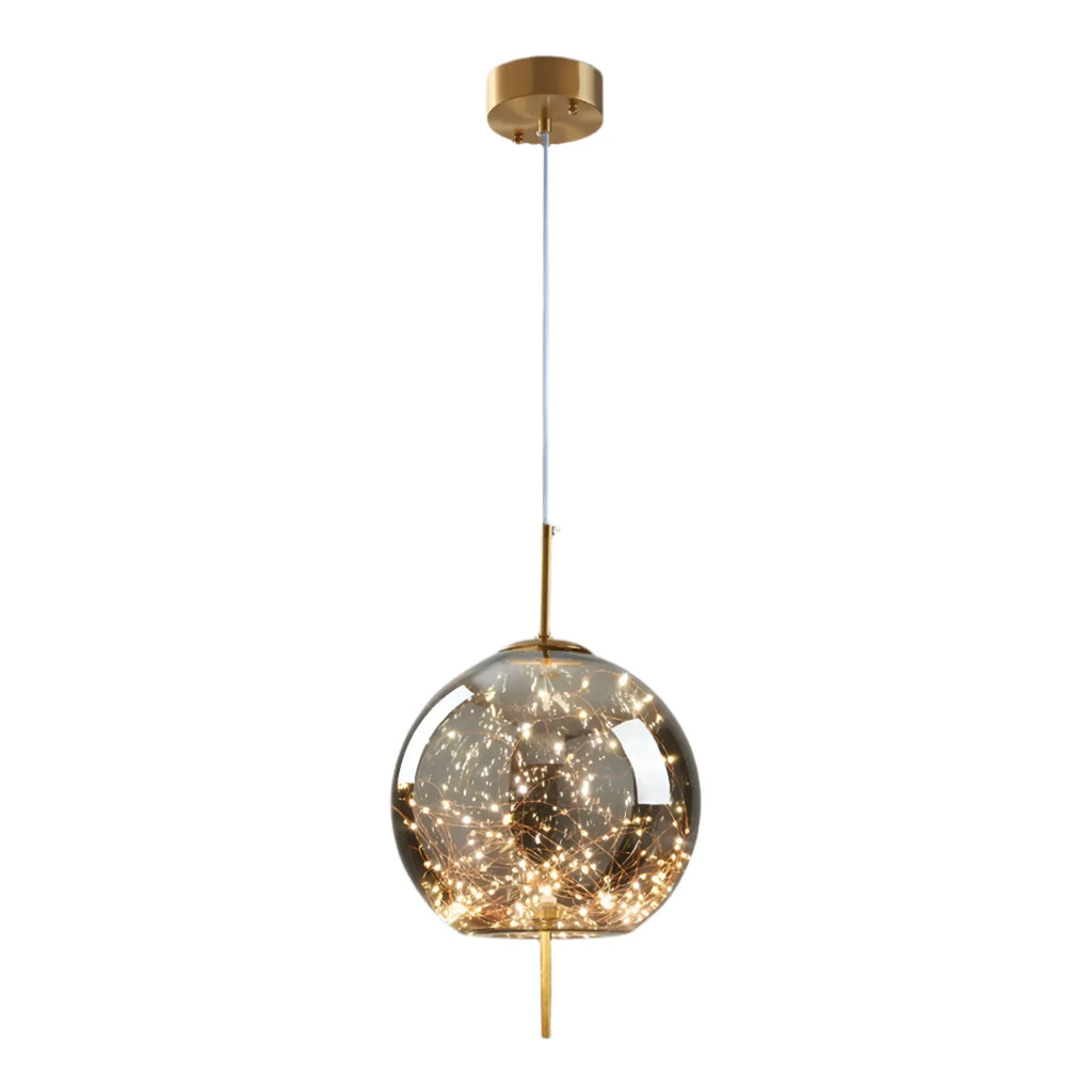 Pendelleuchte mit skulpturalen Glasformen und höhenverstellbarer Aufhängung für moderne Esszimmer