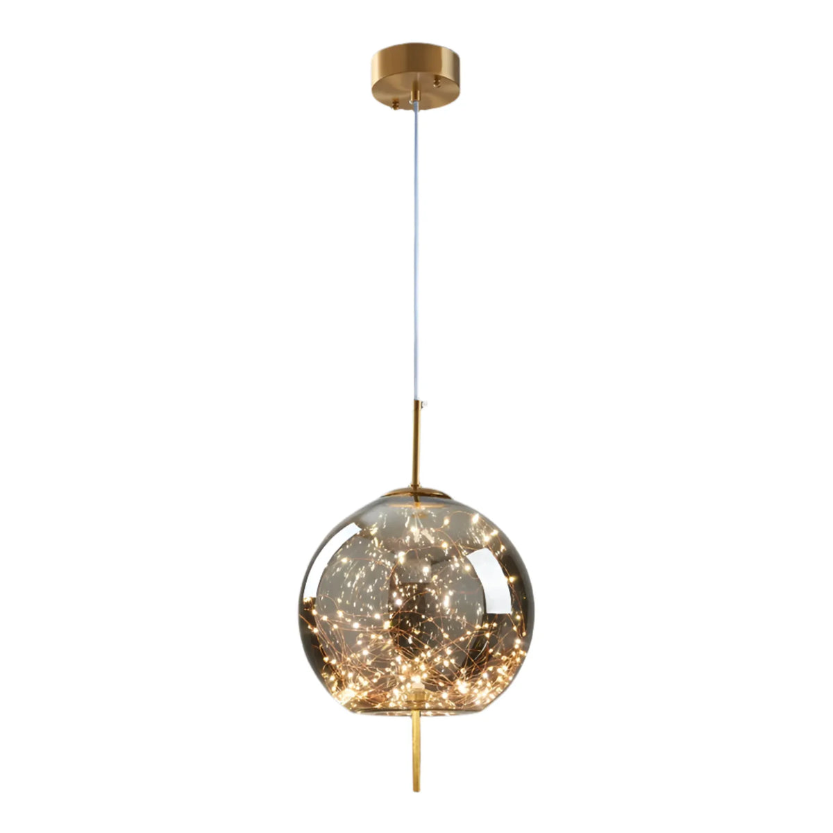 Pendant Light with Sculptural Glass Forms and Adjustable Suspension for Contemporary Dining