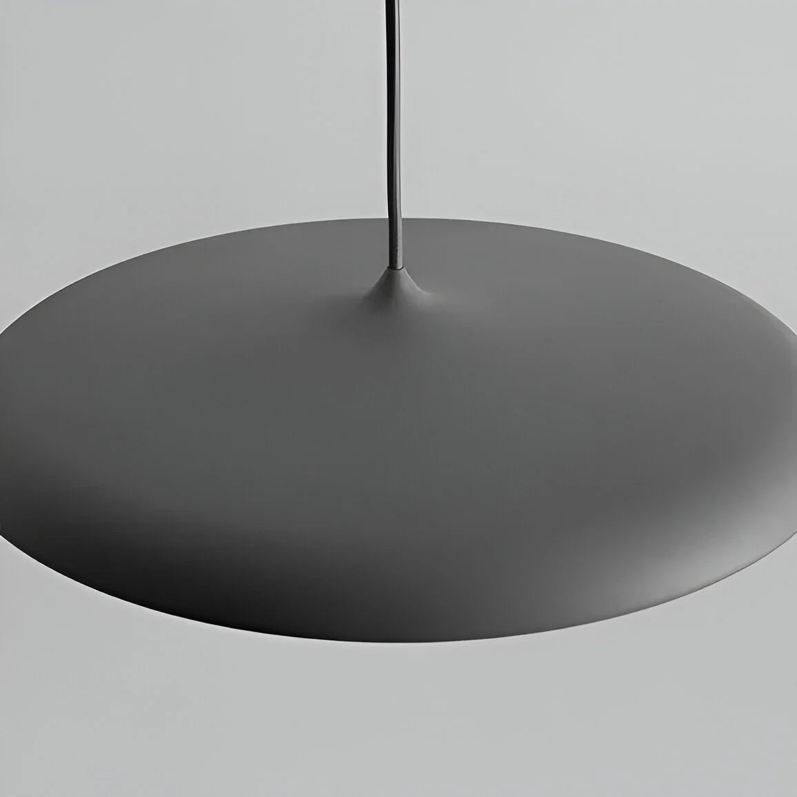LED Pendant Lights with Modern Metallic Disc Design and Integrated Downward Lighting