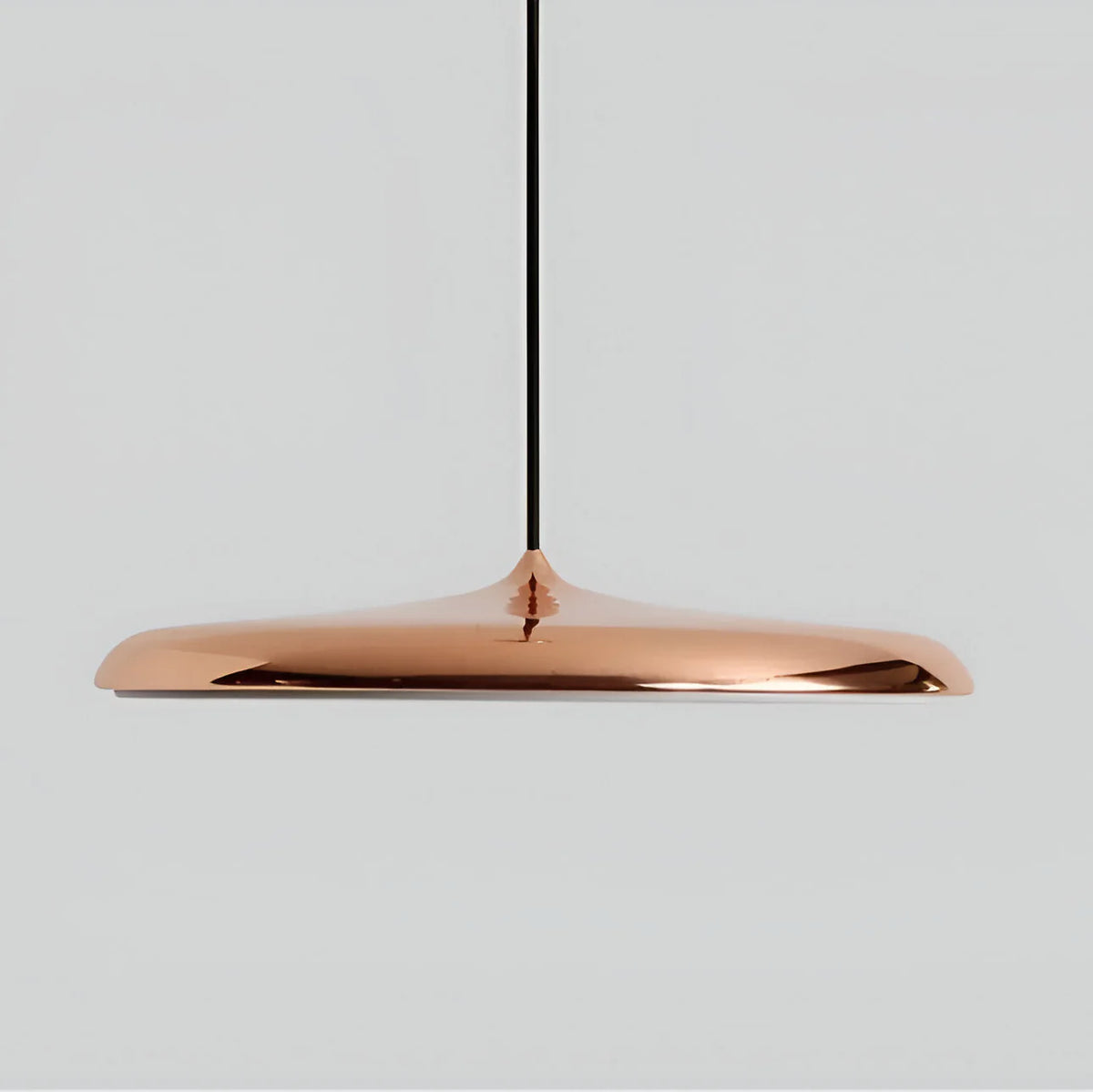 LED-Pendelleuchten mit modernem Scheibendesign aus Metall und integrierter Beleuchtung nach unten