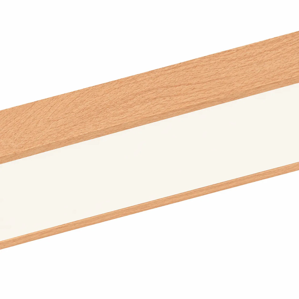 Dimitri nordische ovale LED-Deckenleuchte mit Holzmaserung
