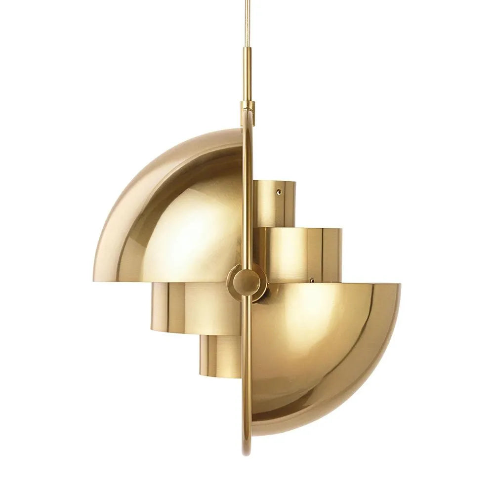 Pendant Light with Modern Orb Design and Adjustable Metal Shell