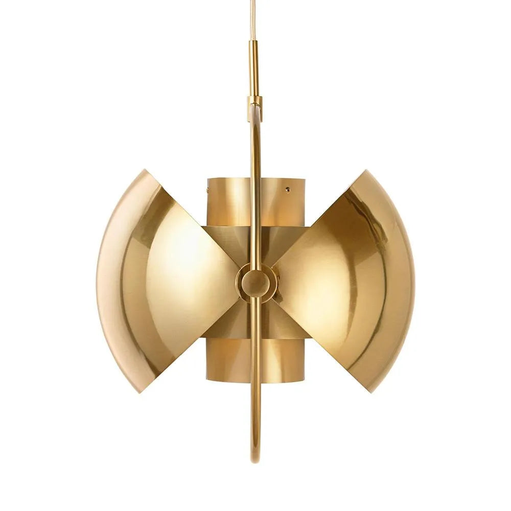 Pendant Light with Modern Orb Design and Adjustable Metal Shell
