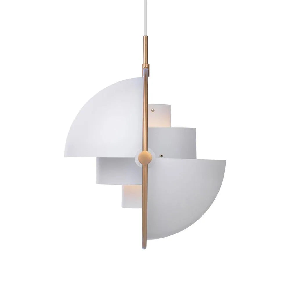 Pendant Light with Modern Orb Design and Adjustable Metal Shell