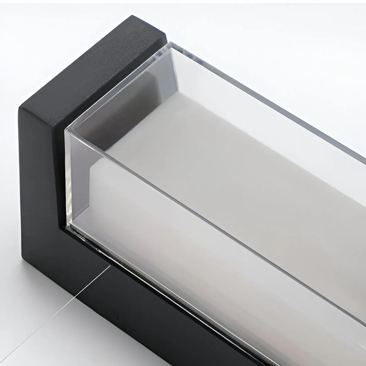 Outdoor Wall Sconce with Frosted Acrylic Diffuser and Up Down LED Illumination