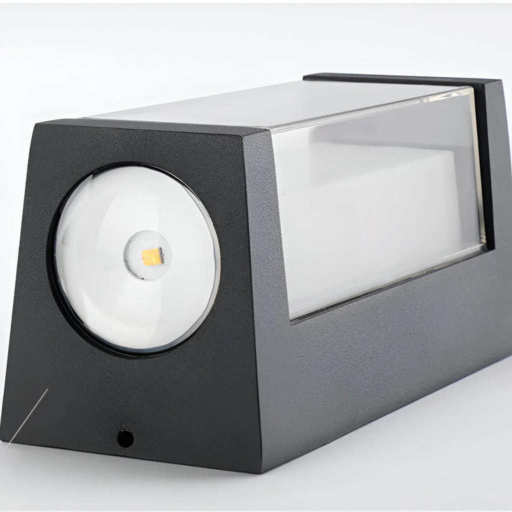 Outdoor Wall Sconce with Frosted Acrylic Diffuser and Up Down LED Illumination