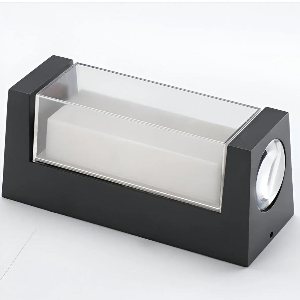Outdoor Wall Sconce with Frosted Acrylic Diffuser and Up Down LED Illumination