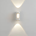 Outdoor Wall Sconce with Frosted Acrylic Diffuser and Up Down LED Illumination