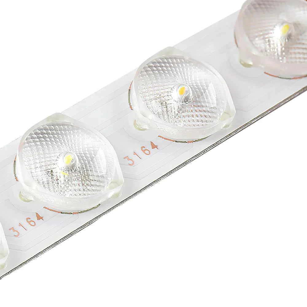 Plafonnier LED avec détail ovale en bois