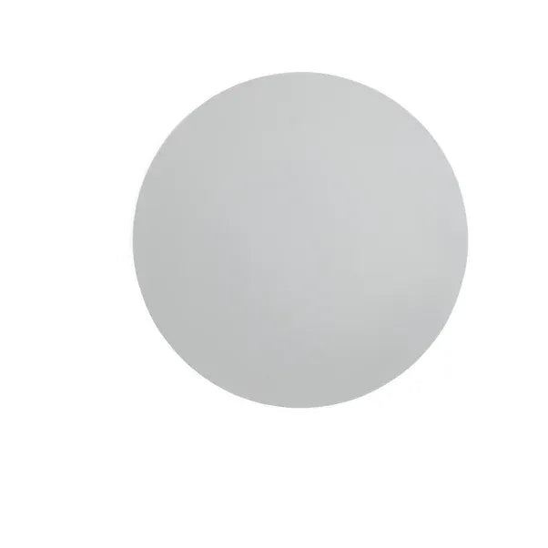 Wall Sconce Lighting with Integrated LED and Minimalist Round Aluminum Design
