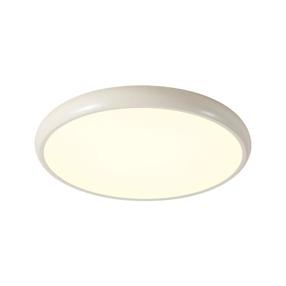 LED Oyster Light Ultra-Slim Round Flush Mount Ceiling Light for Bedroom and Living Room