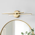 Linear LED Bathroom Vanity Light Fixtures with Up and Down Illumination