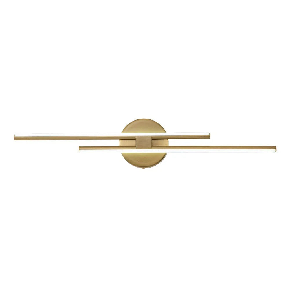 Linear LED Bathroom Vanity Light Fixtures with Up and Down Illumination