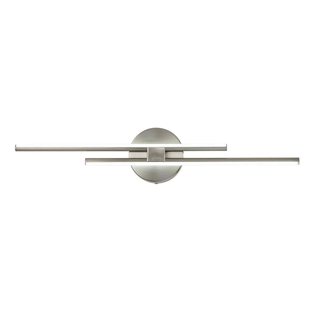 Linear LED Bathroom Vanity Light Fixtures with Up and Down Illumination