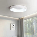 LED Oyster Light with Hollow Ring Design Flush Mount Ceiling Light for Bedroom Hallway