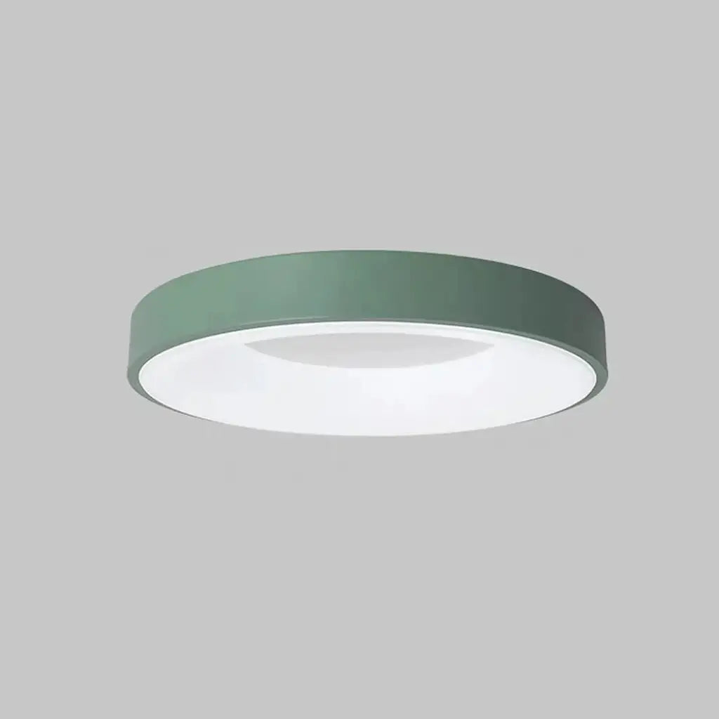 LED Oyster Light with Hollow Ring Design Flush Mount Ceiling Light for Bedroom Hallway