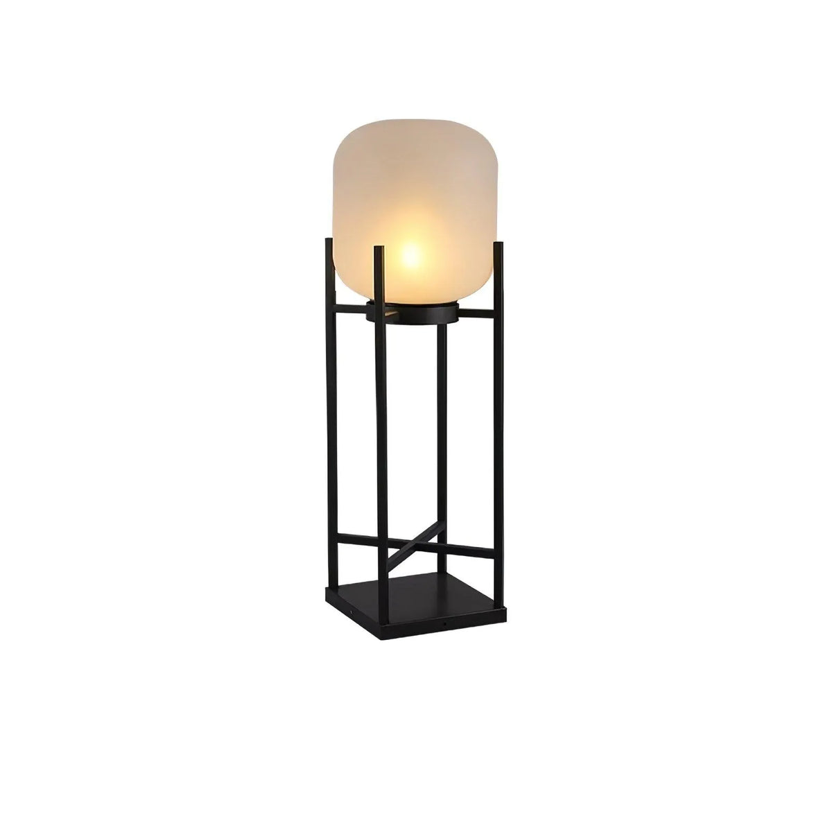 Solar Floor Lamp with LED and IP65 Weatherproof Design for Garden Patio Walkway Lighting