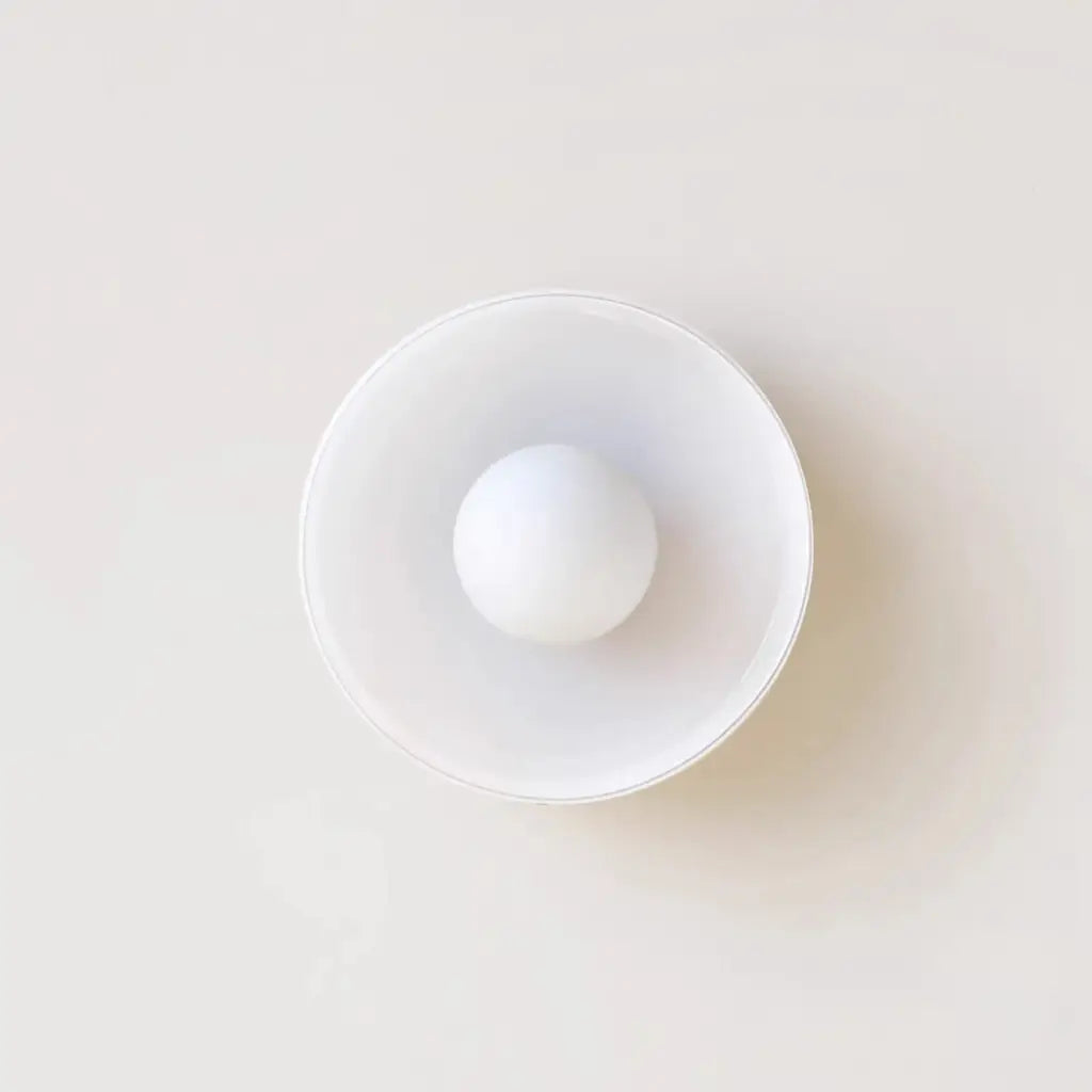 Kitchen Ceiling Lights with Translucent Glass Orb Shade Semi Flush Mount