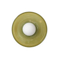 Kitchen Ceiling Lights with Translucent Glass Orb Shade Semi Flush Mount