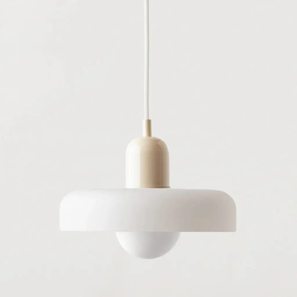 Sonnet Bauhaus-Pendelleuchte aus farbigem Glas