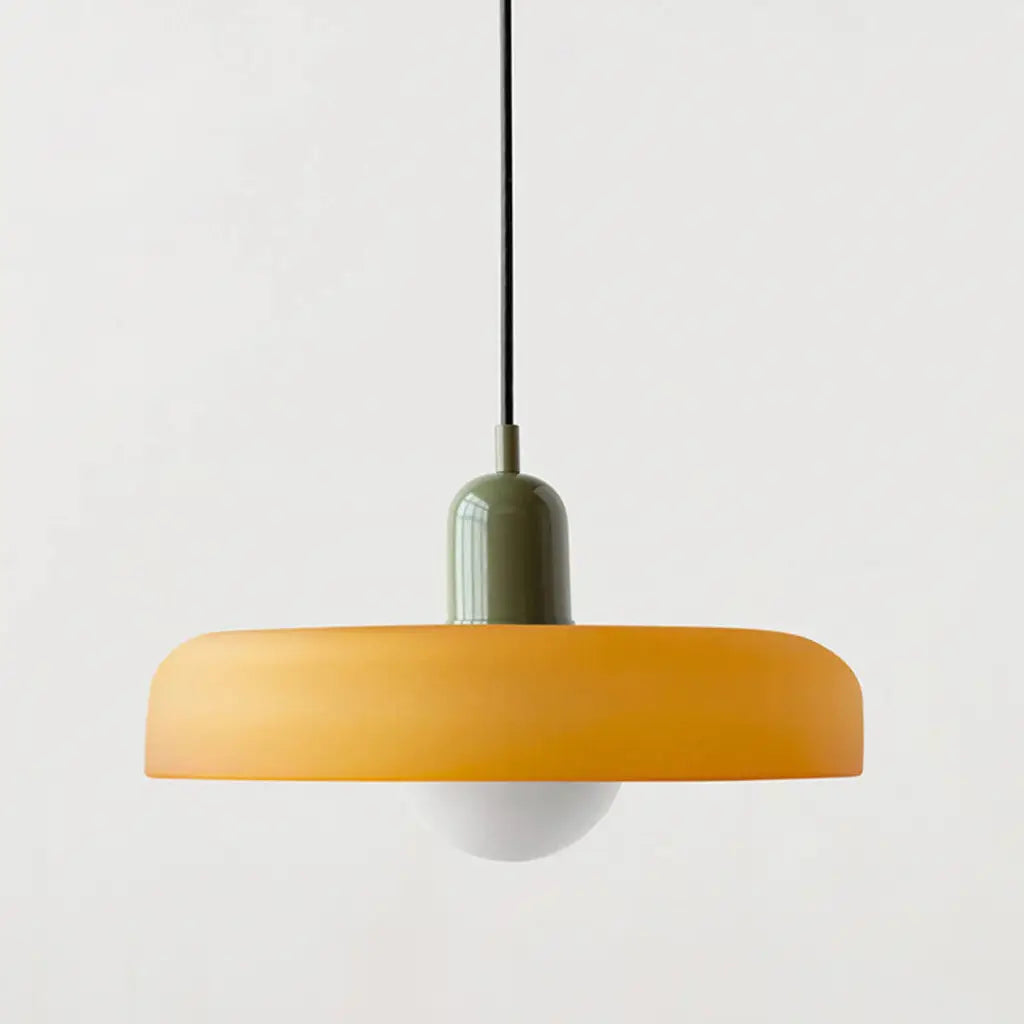 Sonnet Bauhaus-Pendelleuchte aus farbigem Glas