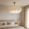 Kitchen Pendant Light Fixtures with Modern Fabric Shade and Soft Diffused
