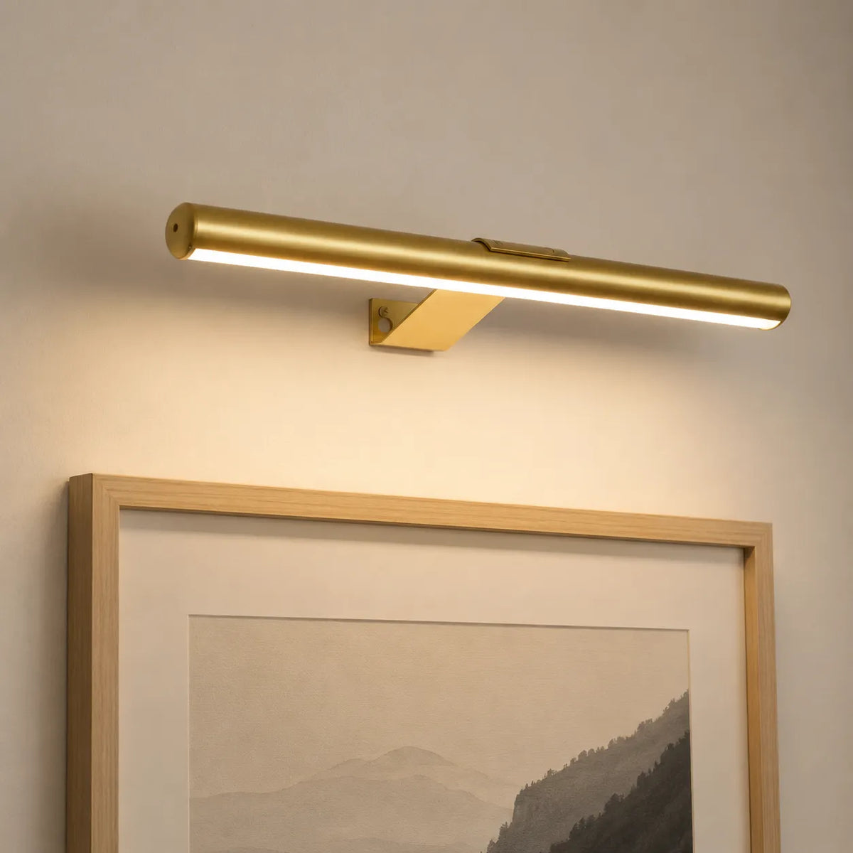 Akku-LED-Bilderleuchte mit verstellbarem, drehbarem Kopf und kabellosem, wiederaufladbarem Design