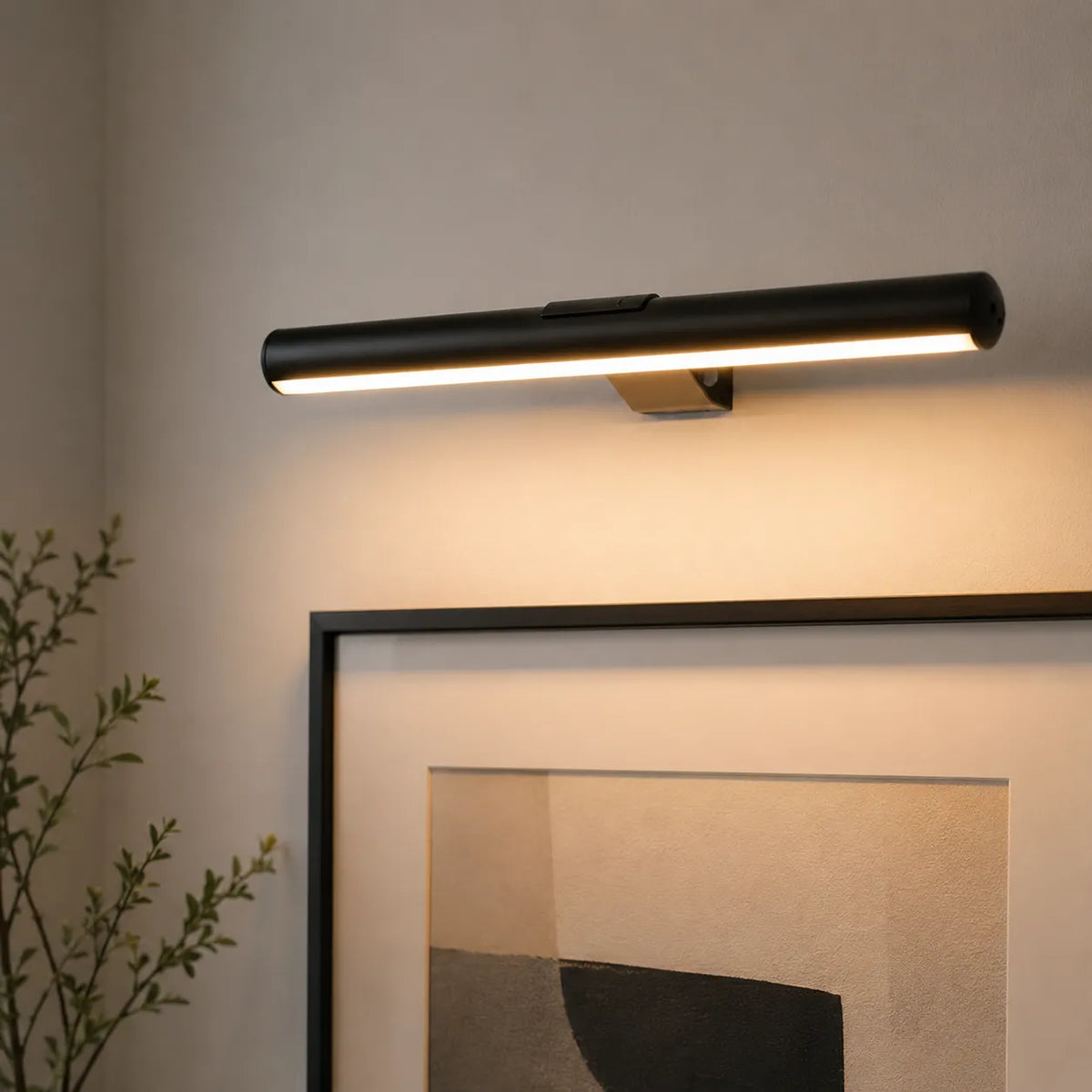 Akku-LED-Bilderleuchte mit verstellbarem, drehbarem Kopf und kabellosem, wiederaufladbarem Design