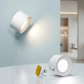 Wireless Wall Sconce with Rechargeable LED and Adjustable Magnetic Head