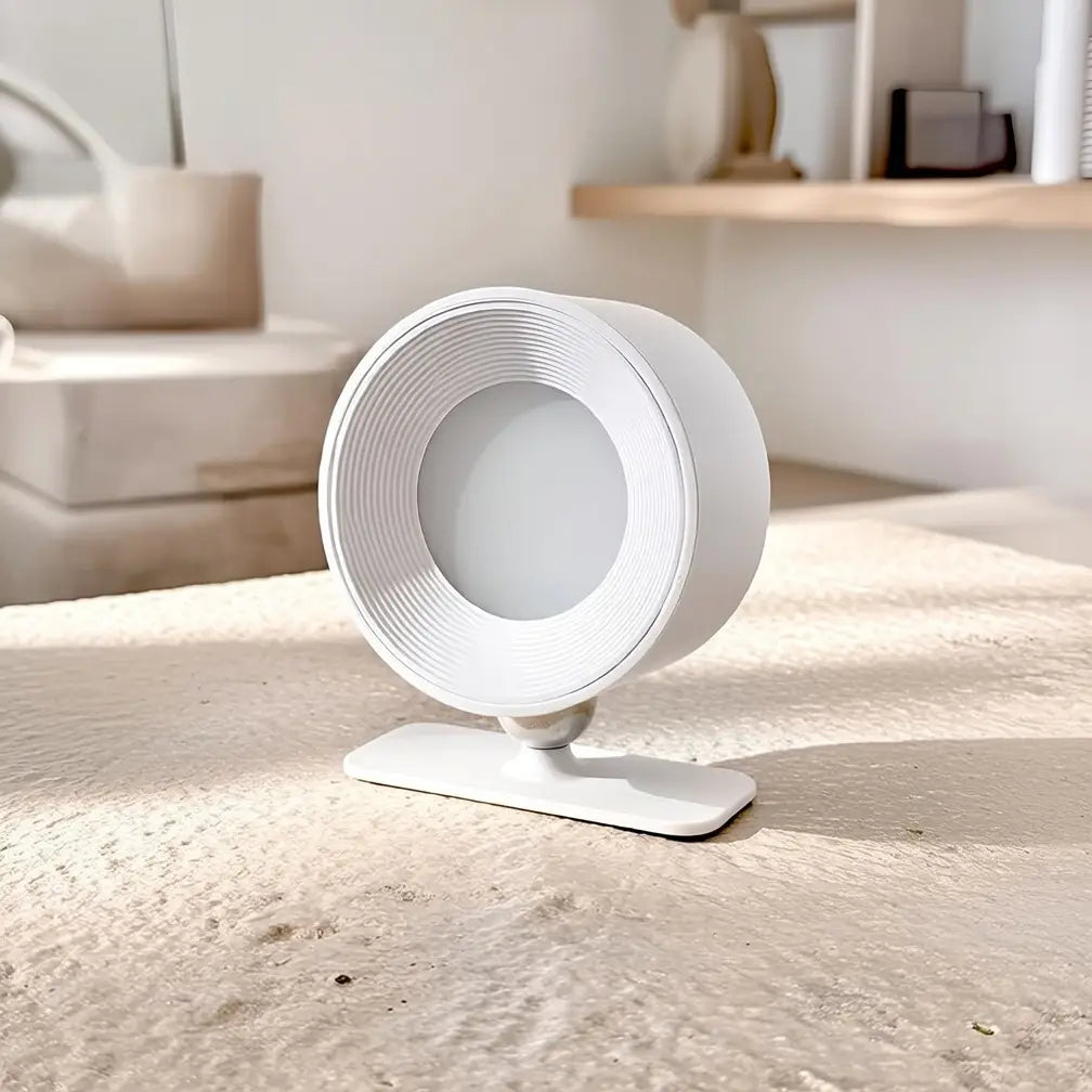 Wireless Wall Sconce with Rechargeable LED and Adjustable Magnetic Head