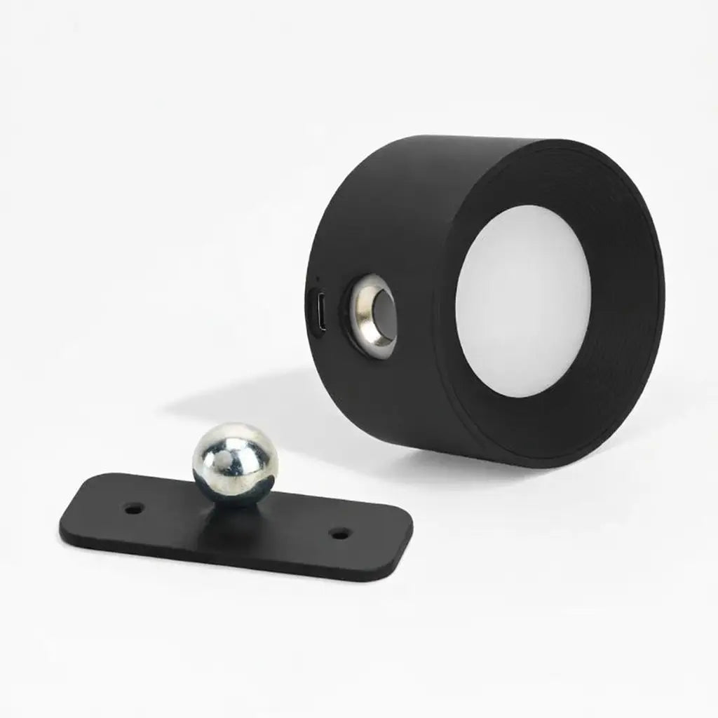 Wireless Wall Sconce with Rechargeable LED and Adjustable Magnetic Head