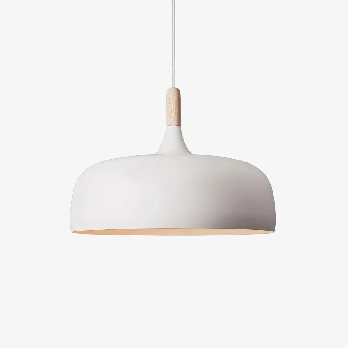 Pendelleuchte mit Holzakzent und minimalistischem Metalldesign für Wohnzimmer, Esszimmer und Küche