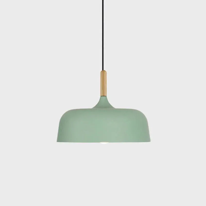 Pendelleuchte mit Holzakzent und minimalistischem Metalldesign für Wohnzimmer, Esszimmer und Küche