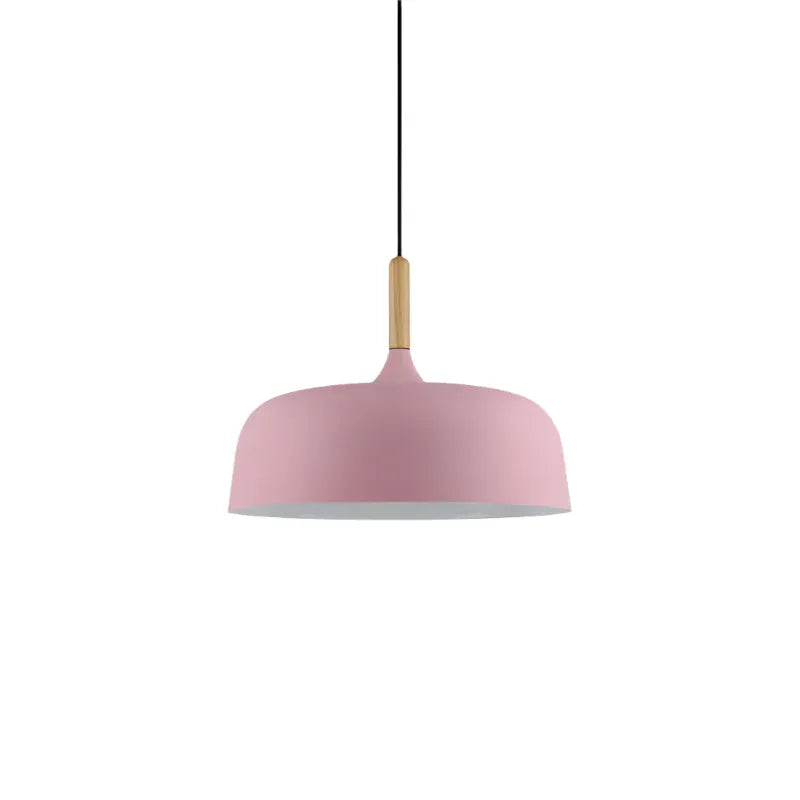 Pendelleuchte mit Holzakzent und minimalistischem Metalldesign für Wohnzimmer, Esszimmer und Küche