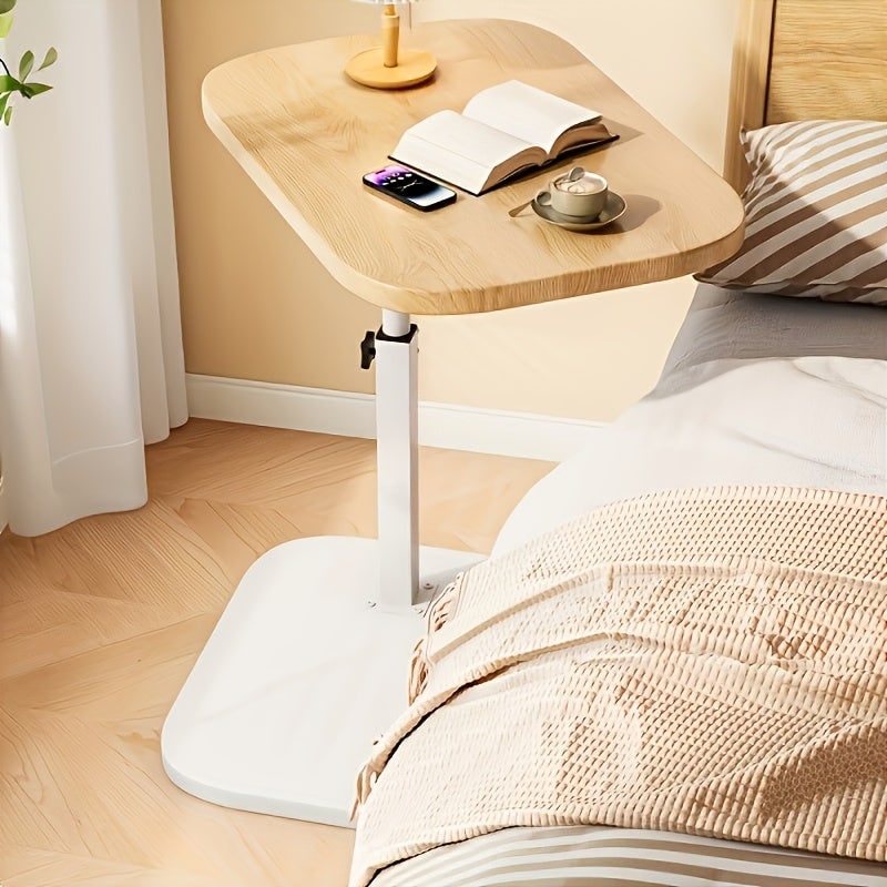 Adjustable Side Table with Height Adjustment and Top for Bedroom and Living Room - Image 3