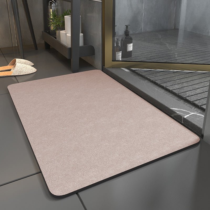 Anti-Slip Quick-Dry Bath Mat with Mottled Texture and Non-Slip Rubber Backing - Image 5