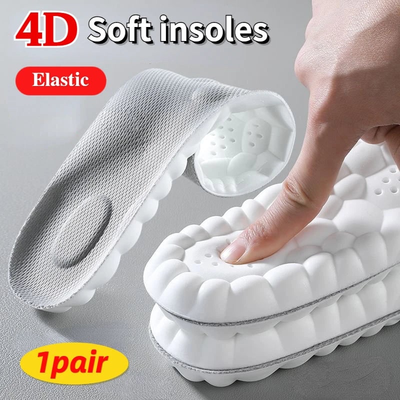 Arch Support Shoe Insoles with Cushioning and Breathable Mesh for Flat Feet - Image 1