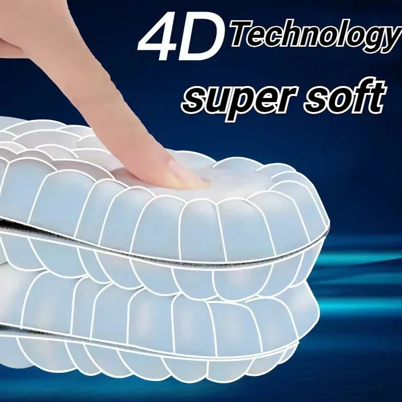 Arch Support Shoe Insoles with Cushioning and Breathable Mesh for Flat Feet - Image 2