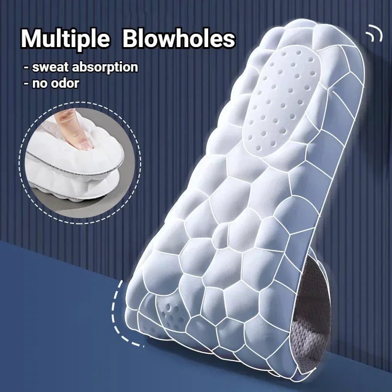 Arch Support Shoe Insoles with Cushioning and Breathable Mesh for Flat Feet - Image 3