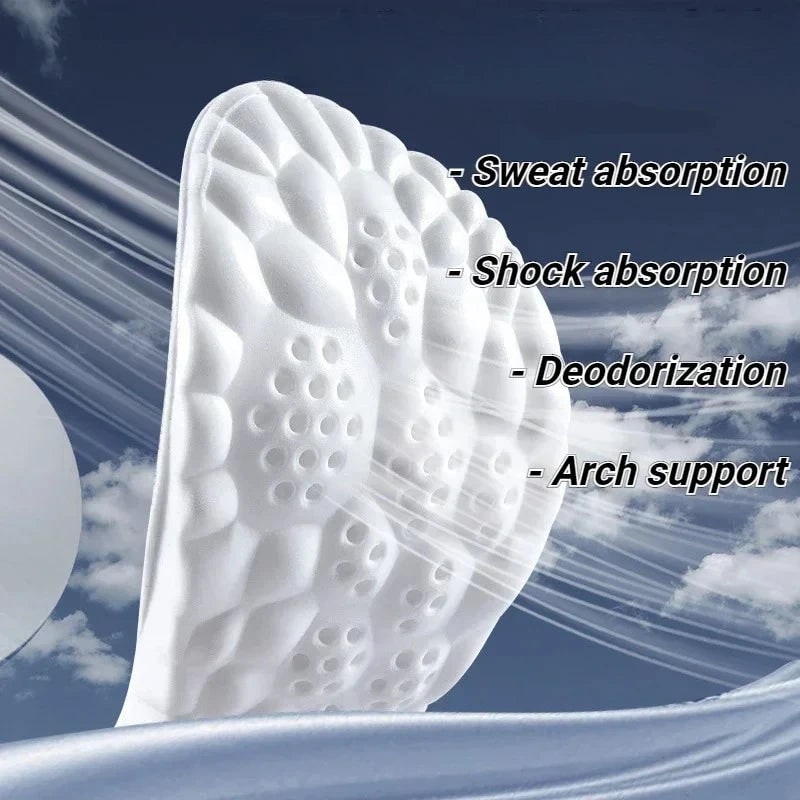 Arch Support Shoe Insoles with Cushioning and Breathable Mesh for Flat Feet - Image 6