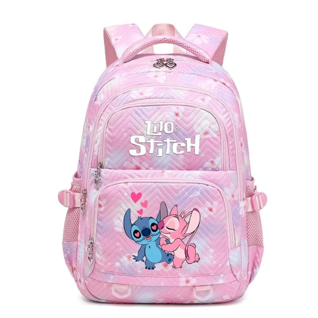Back to School Quilted Backpack with Character Print and Multiple Pockets - Image 13