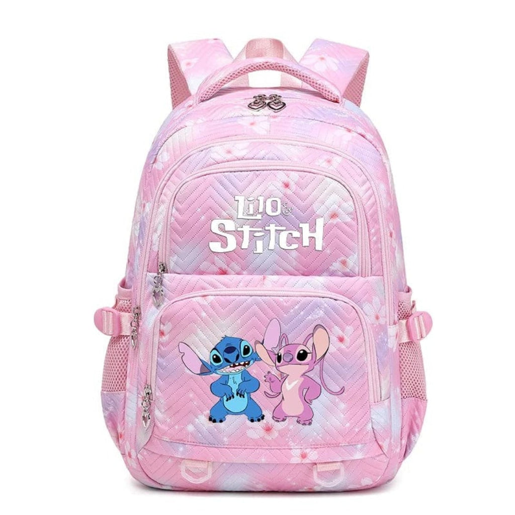 Back to School Quilted Backpack with Character Print and Multiple Pockets - Image 17
