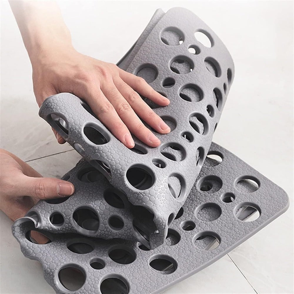 Bathroom Shower Mat with Non-Slip Suction Cups and Drainage Holes - Image 5