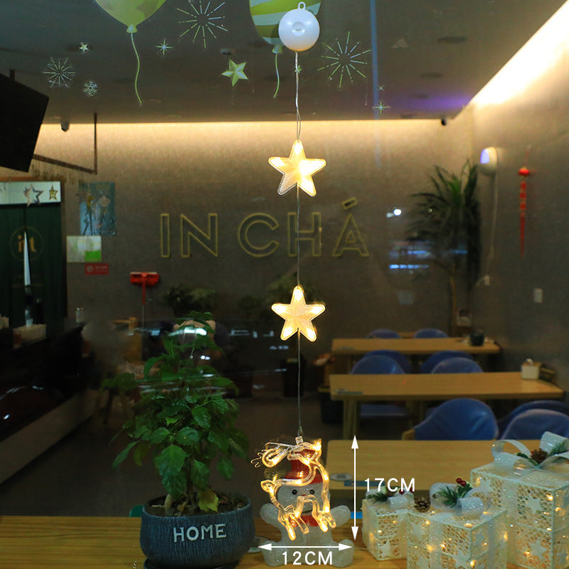 Battery Operated Christmas Lights with Suction Cup for Window Glass and Mirrors - Image 10